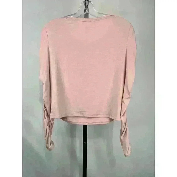 Athleta‎ Women's All Around Ruched Pullover Top Size S Pink - Picture 2 of 5
